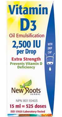 Vitamin D3 (Oil Emulsification) 2,500 IU per Drop Extra Strength